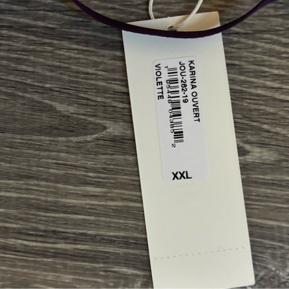 Journelle NWT ouvert panty in purple size XXL - Picture 4 of 4